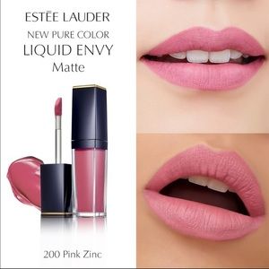 Estée Lauder pink zinc liquid matte lipcolor